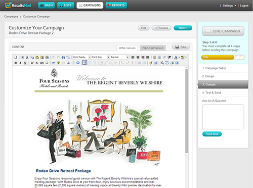 Create Email Marketing Campaigns
